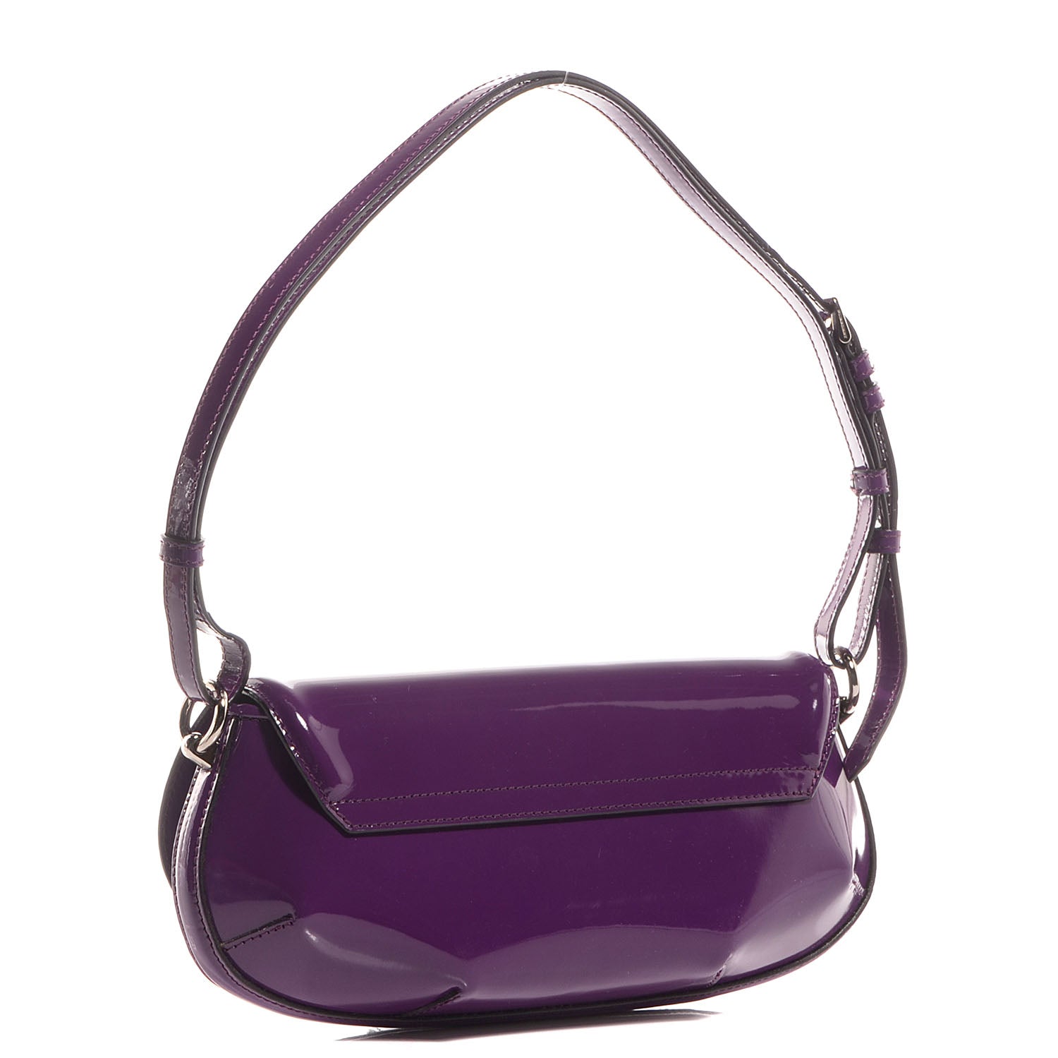 Burberry Prorsum Patent Small Lilford Shoulder Bag Beetroot 7 of 14