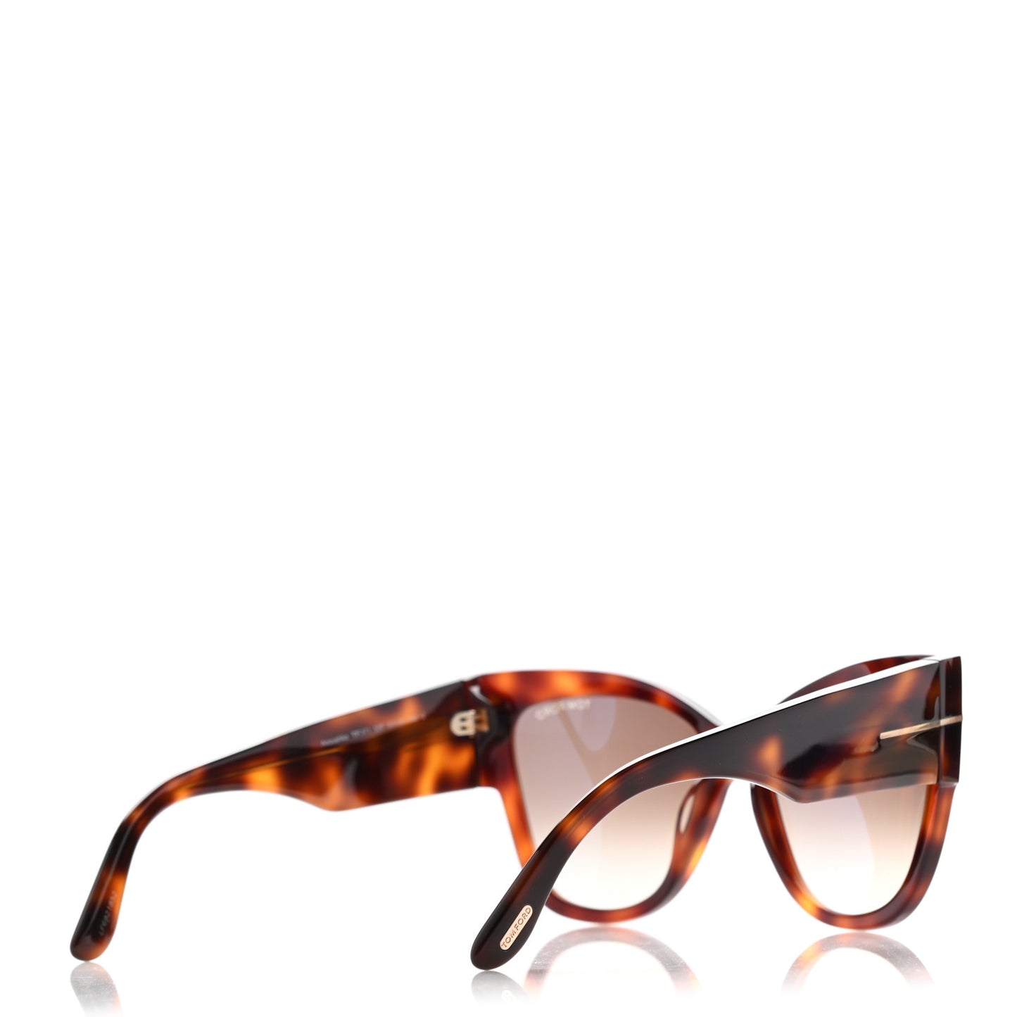 Acetate Anoushka Cat Eye Sunglasses TF371 Tortoise Shell