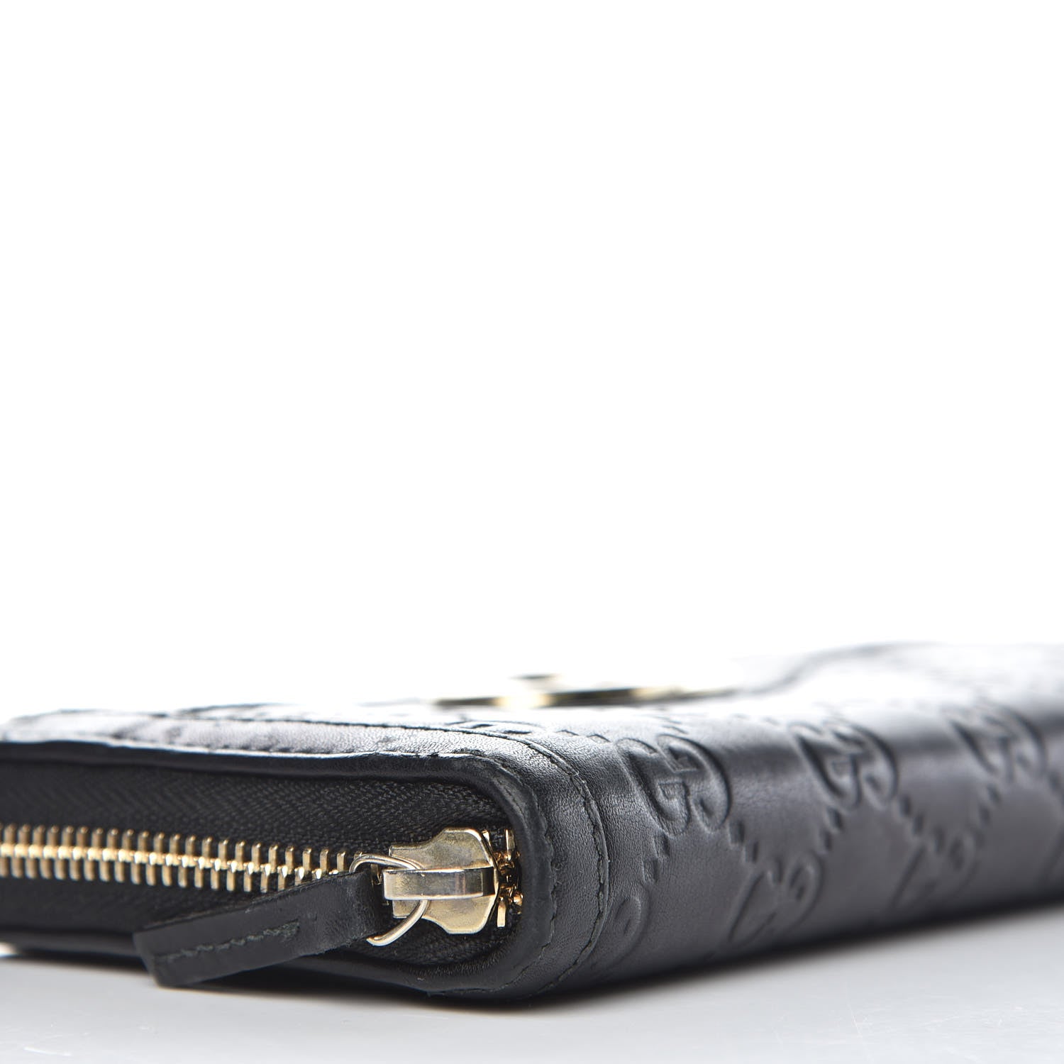 Gucci Guccissima Sukey Zip Around Wallet Black 8 of 13