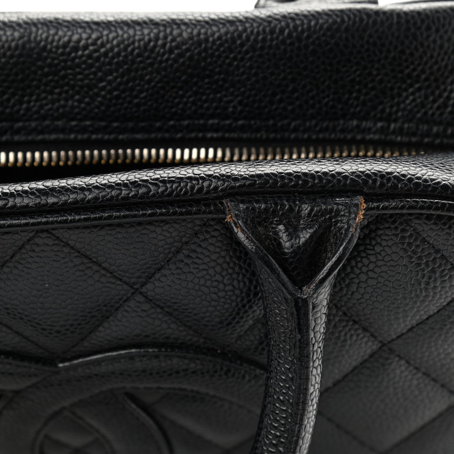 Caviar Quilted Small Bowler Black