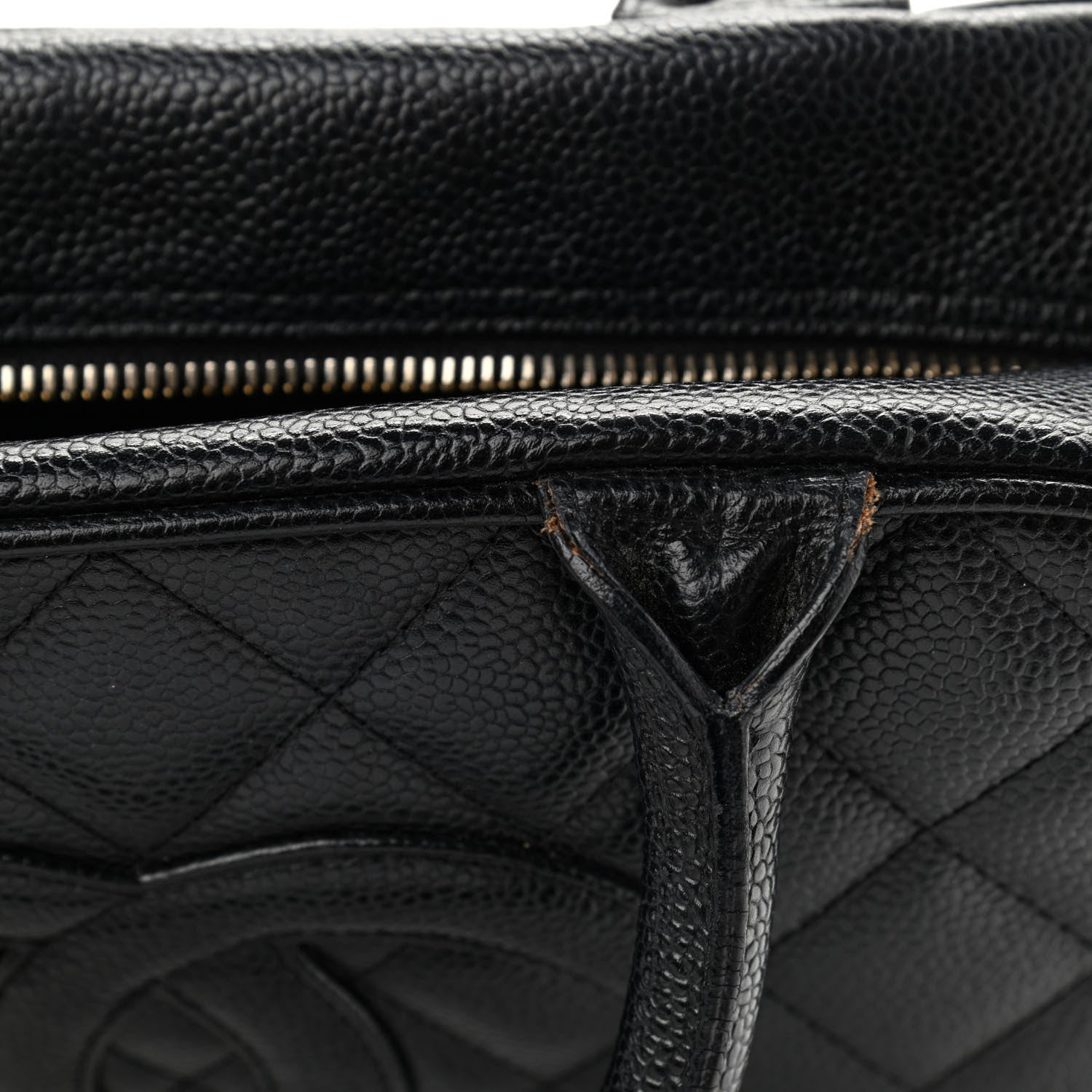Chanel Caviar Quilted Small Bowler Black 13 of 16