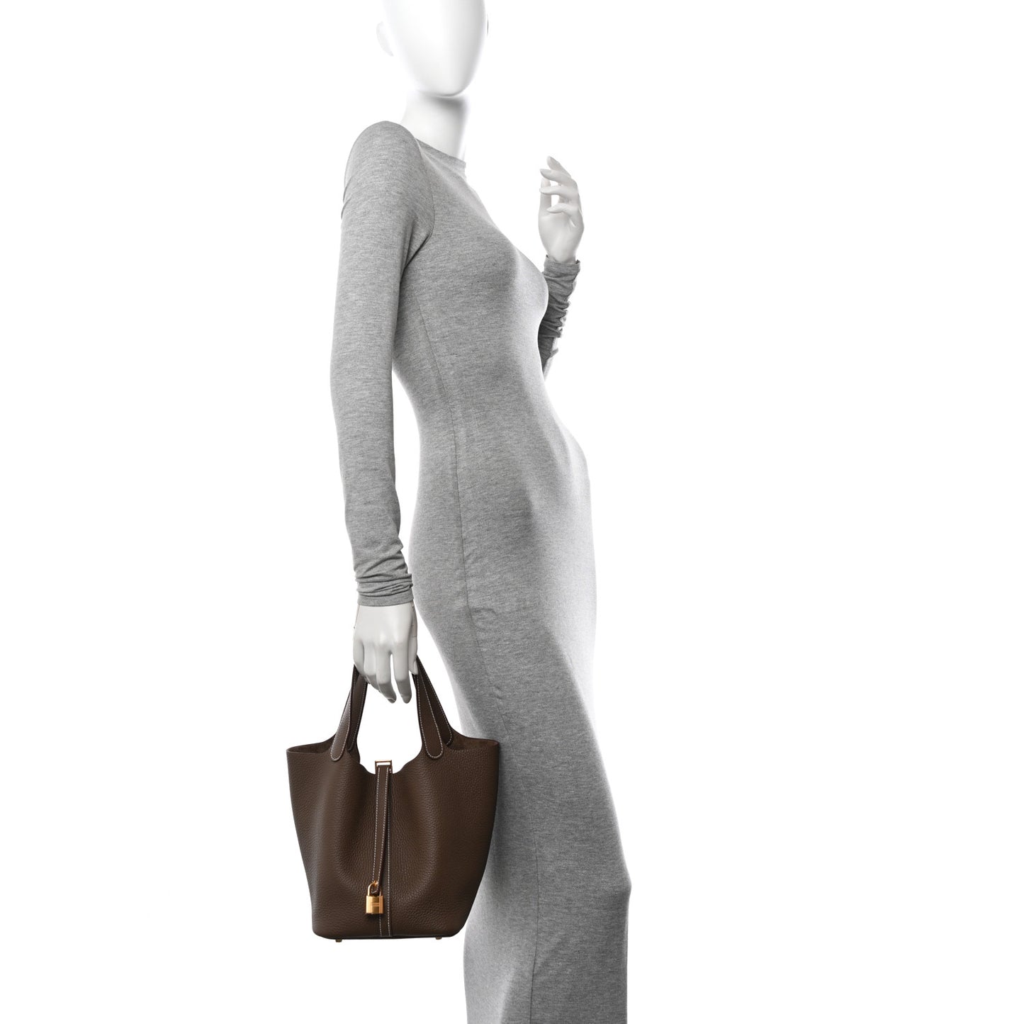 Taurillon Clemence Picotin Lock 22 MM Etoupe