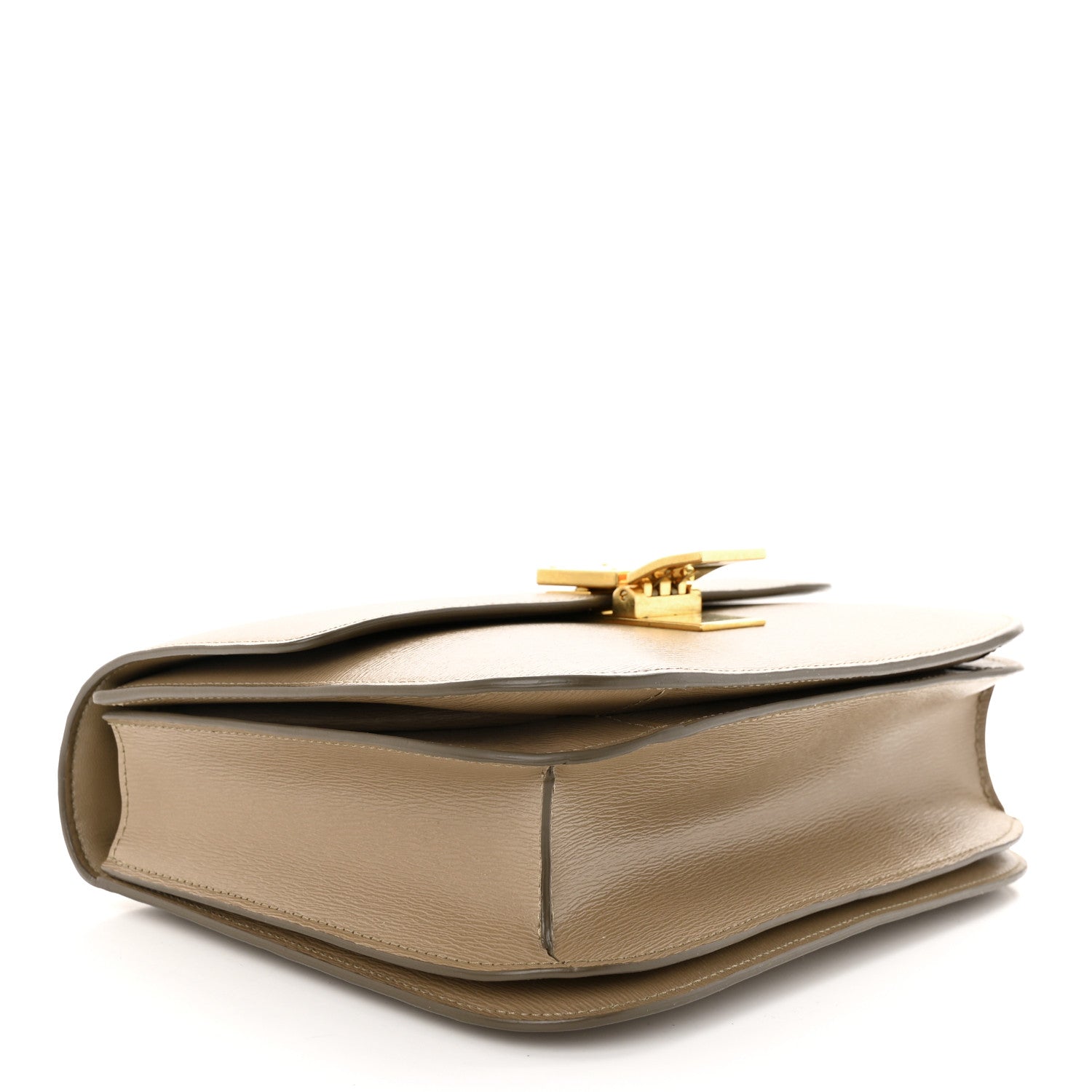 Celine Liege Calfskin Medium Classic Box Flap Bag Taupe 4 of 11