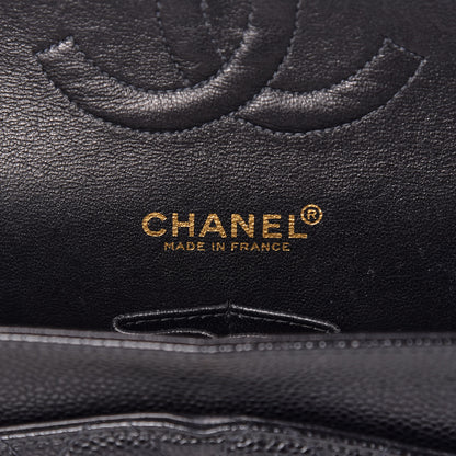Chanel Caviar Quilted Medium Double Flap Black 6 of 16