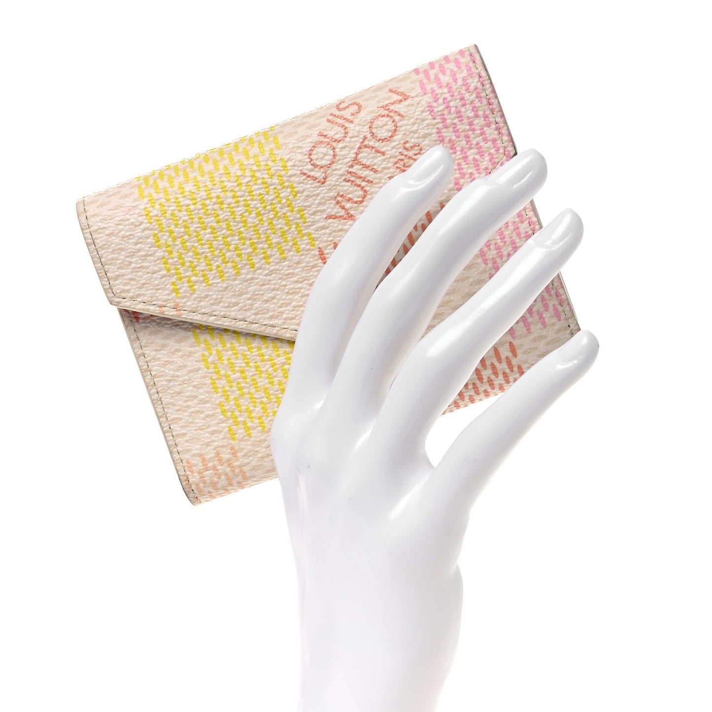 Giant Damier Victorine Wallet Peach
