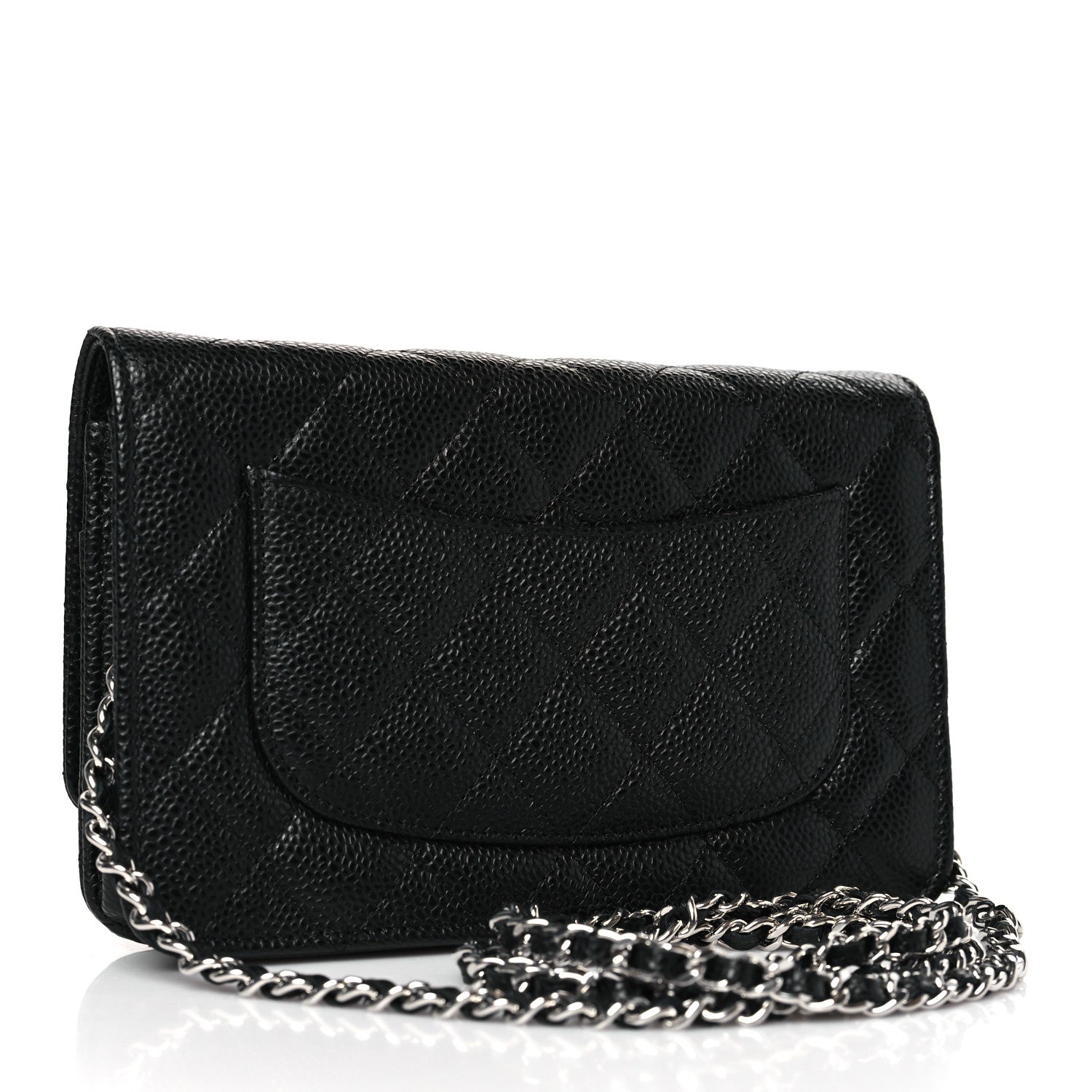 Chanel Caviar Quilted Wallet on Chain WOC Black 3 of 10