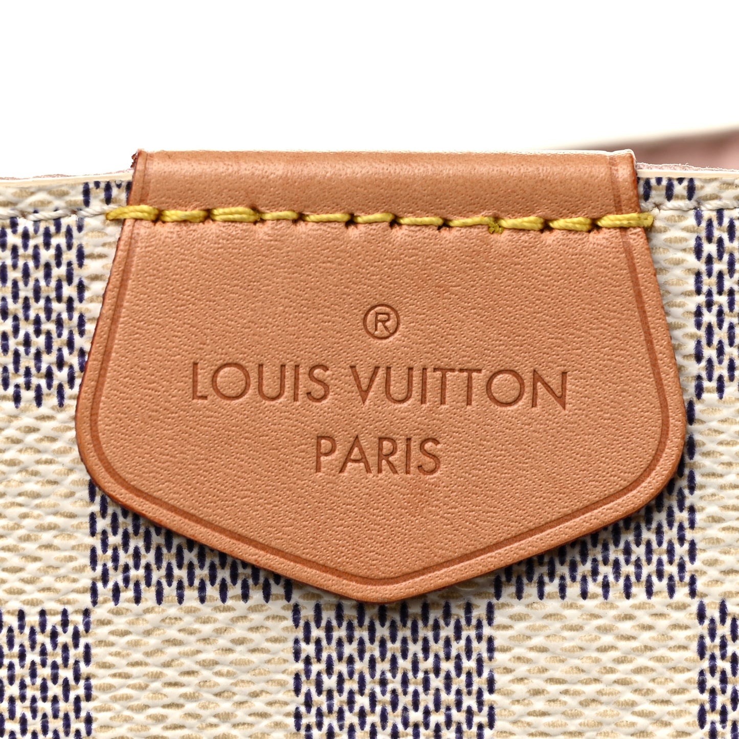Damier Azur Graceful MM Rose Ballerine