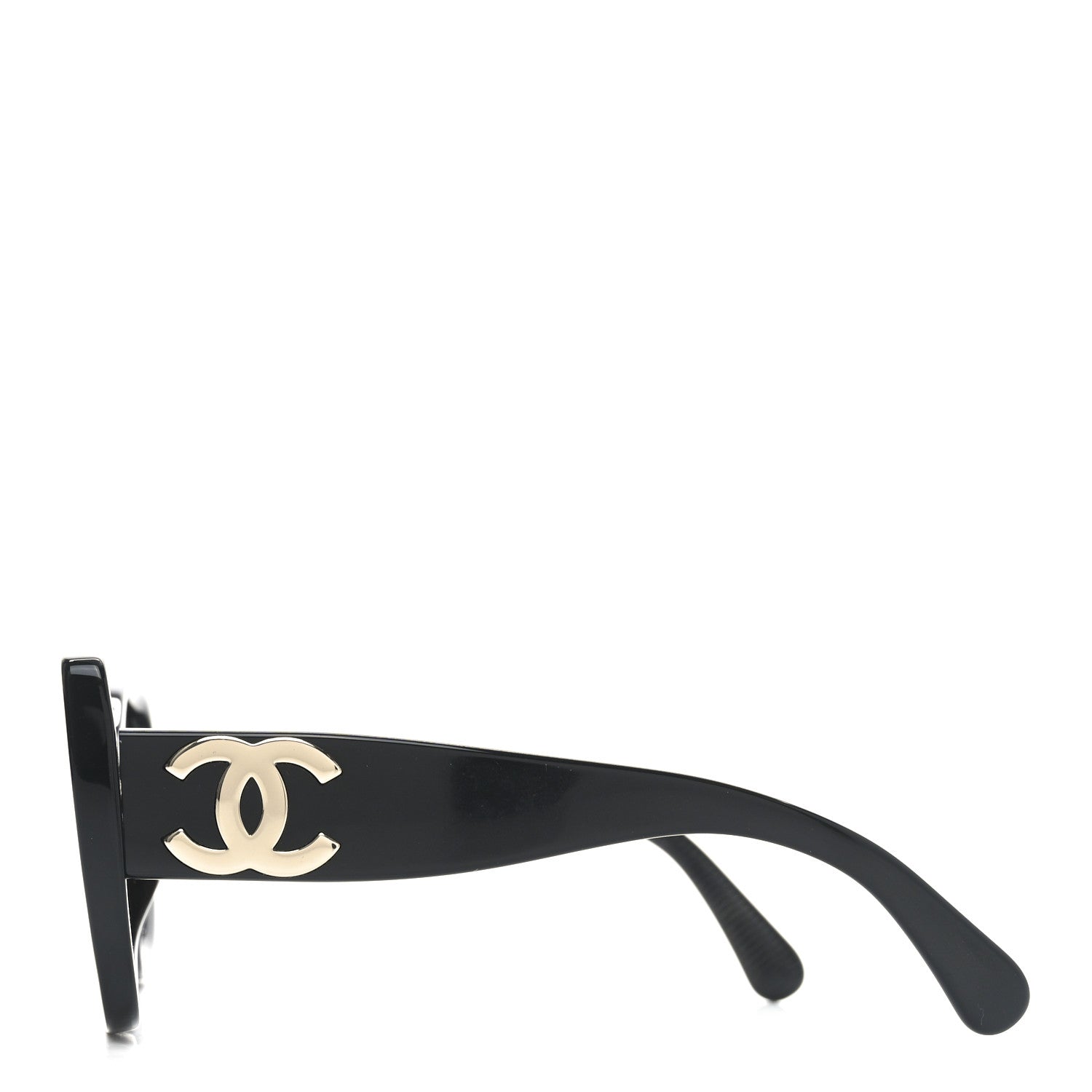 Chanel Square Polarized CC Sunglasses 5494-A Black 3 of 7