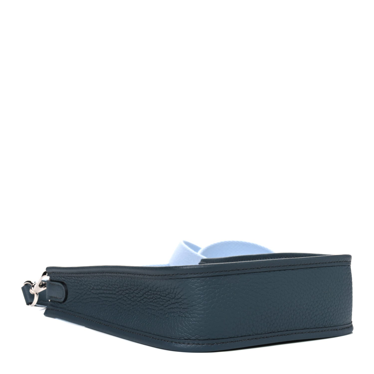 Hermes Taurillon Clemence Amazone Evelyne TPM Bleu Orage Bleu Brume 3 of 4