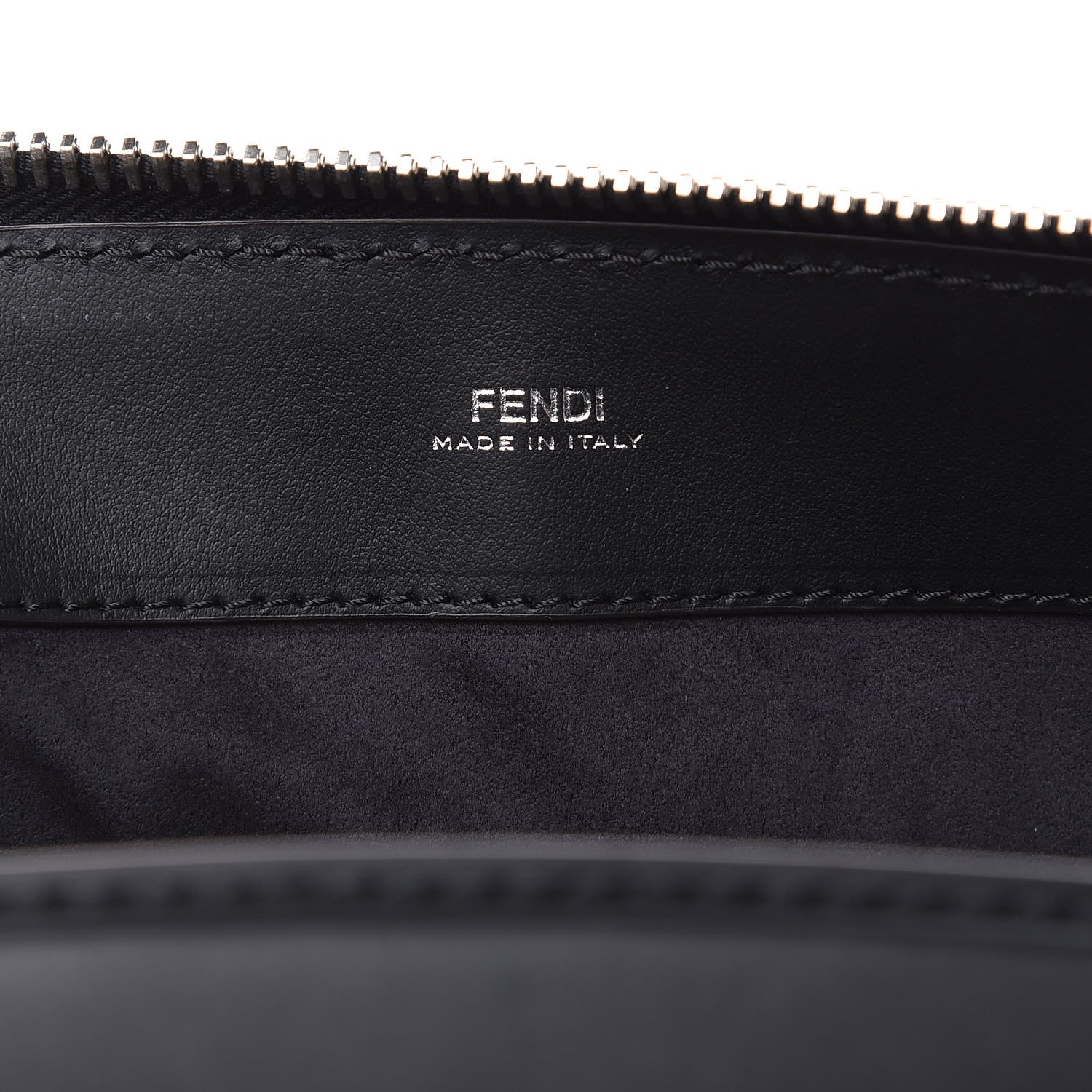 Fendi Calfskin Flowerland Medium Dotcom Satchel Black Multicolor 9 of 12