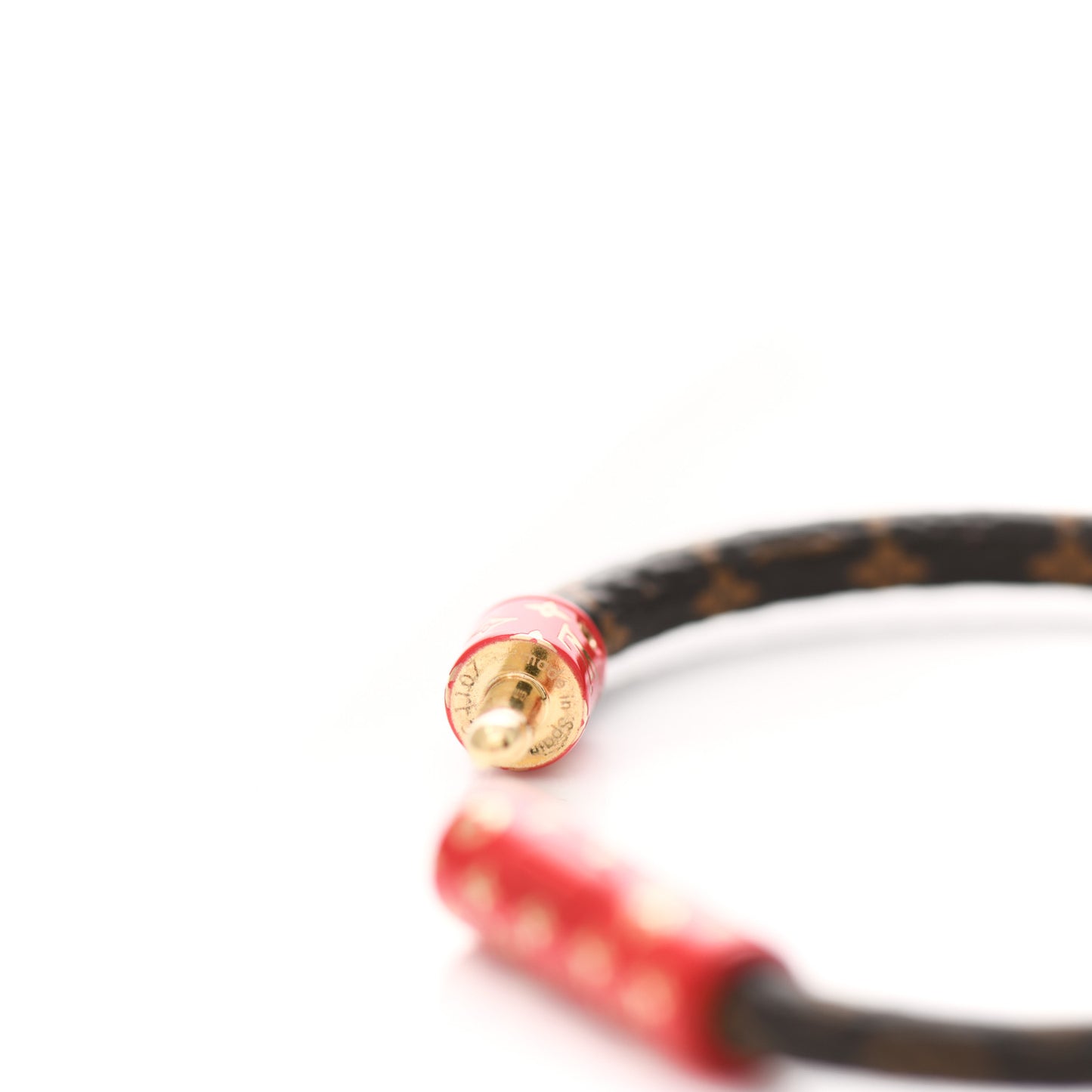 Monogram Confidential Bracelet 17 Red