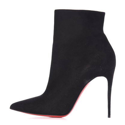 Christian Louboutin Suede So Kate Booty 100 Ankle Boots 38 Black 1 of 11