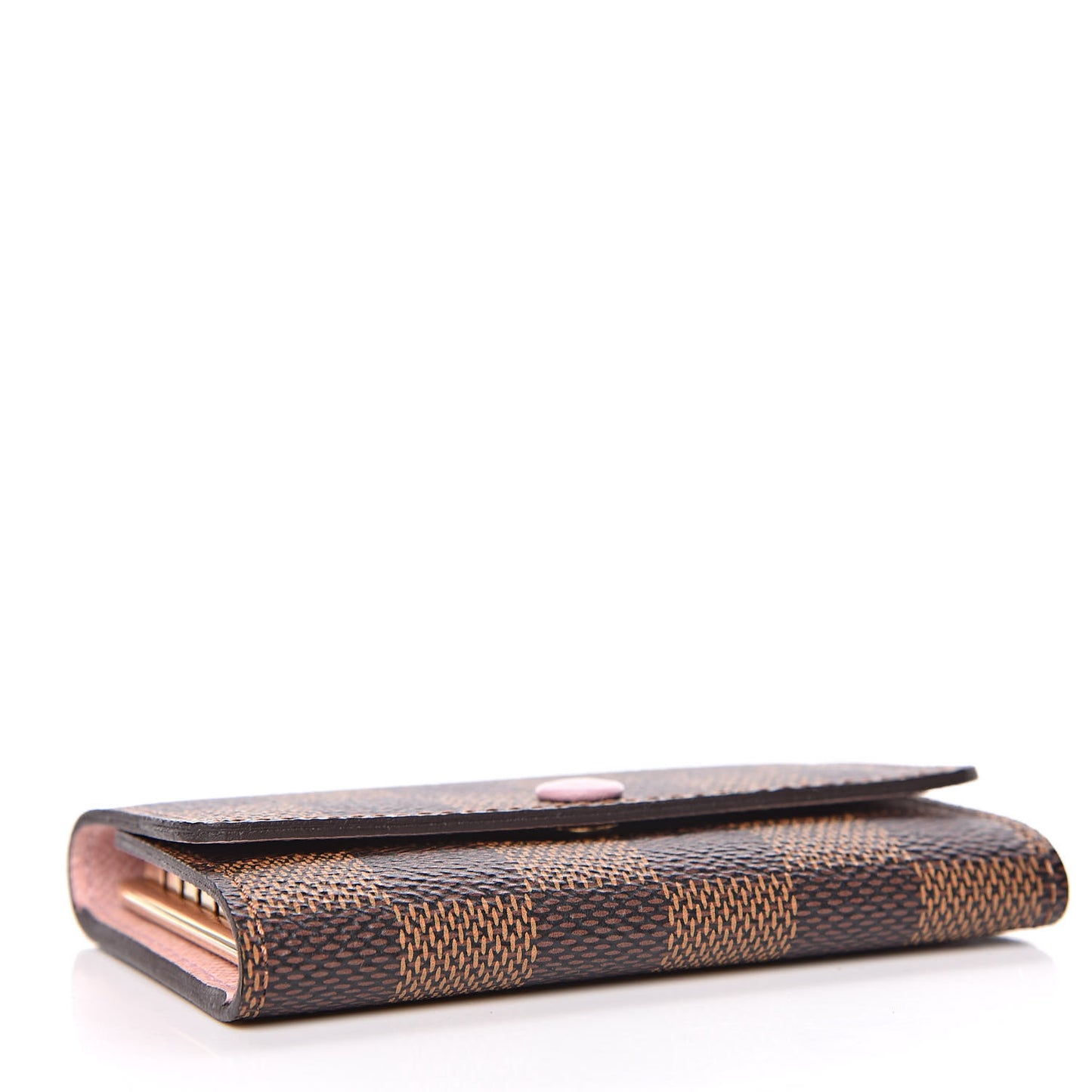 Damier Ebene Multicles 6 Key Holder Rose Ballerine