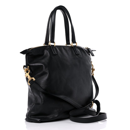 Salvatore Ferragamo Calfskin Tote Black 3 of 15
