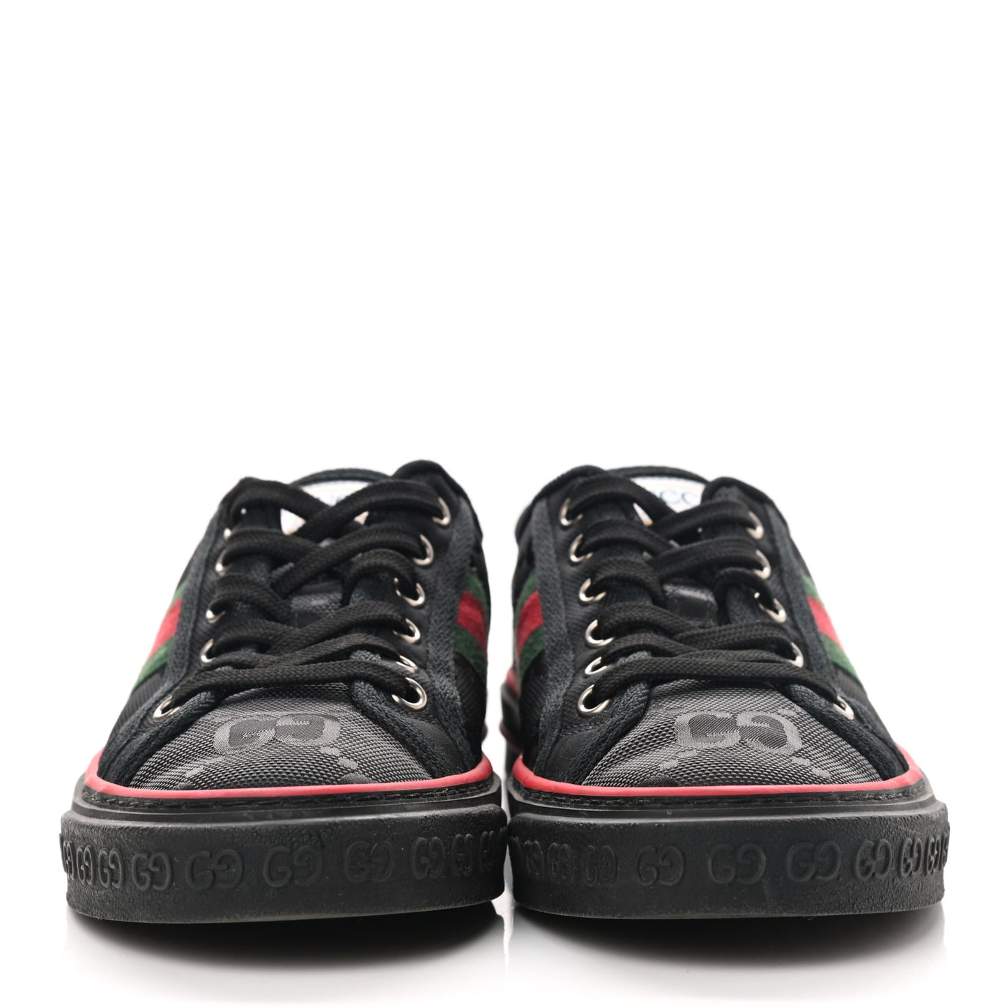 Econyl Nylon Web Monogram Off The Grid Womens 1977 Tennis Sneakers 37 Black