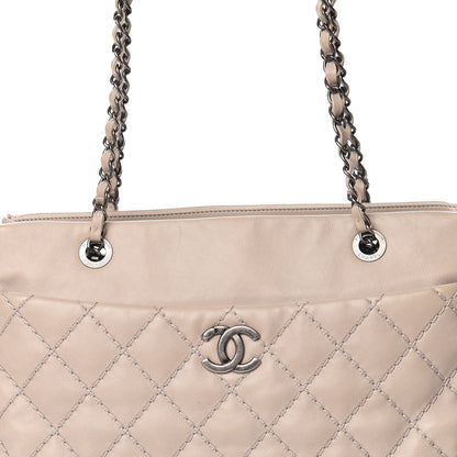 Chanel Calfskin Medium Stitch It Tote Beige 10 of 12
