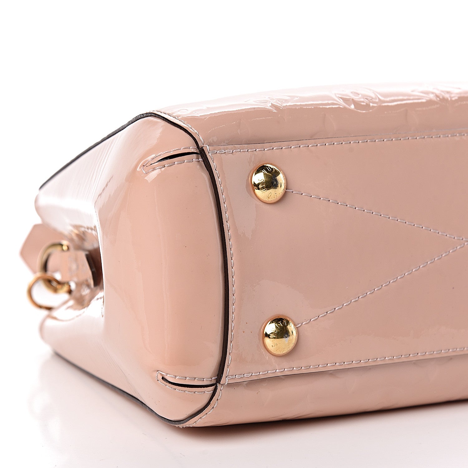 Louis Vuitton Vernis Montaigne BB Rose Ballerine 8 of 11