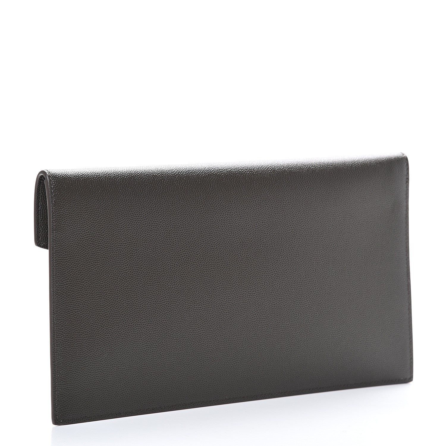 Saint Laurent Grain De Poudre Uptown Pouch Pebble 2 of 7