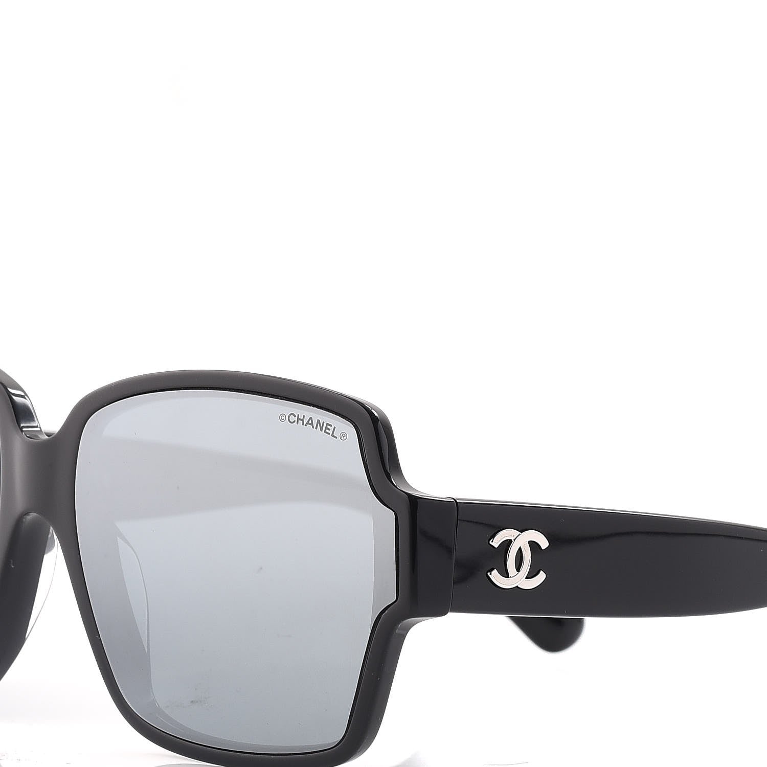 Chanel Acetate Square CC Sunglasses 5385 Black 5 of 9