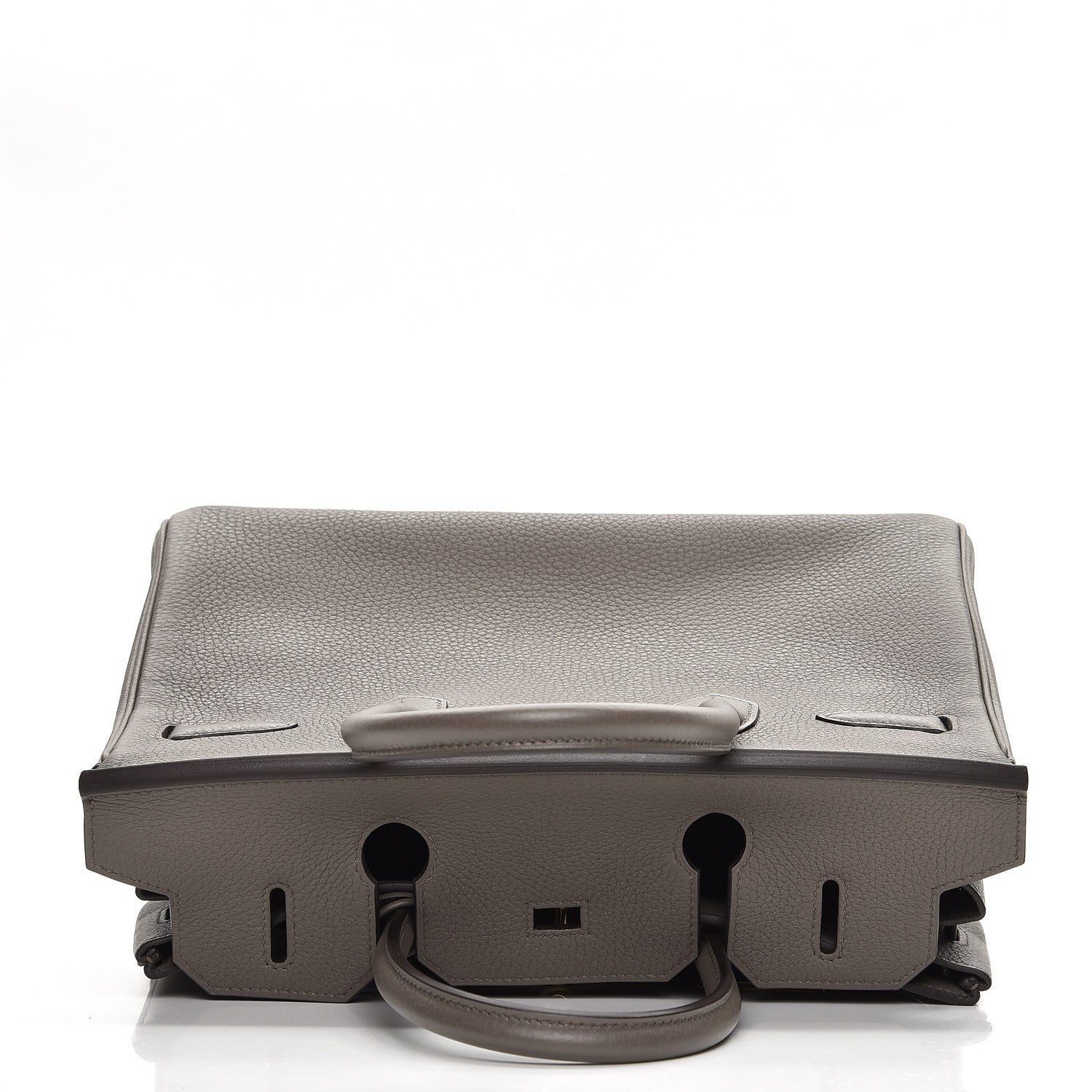 Hermes Taurillon Clemence Birkin 30 Etain 21 of 34