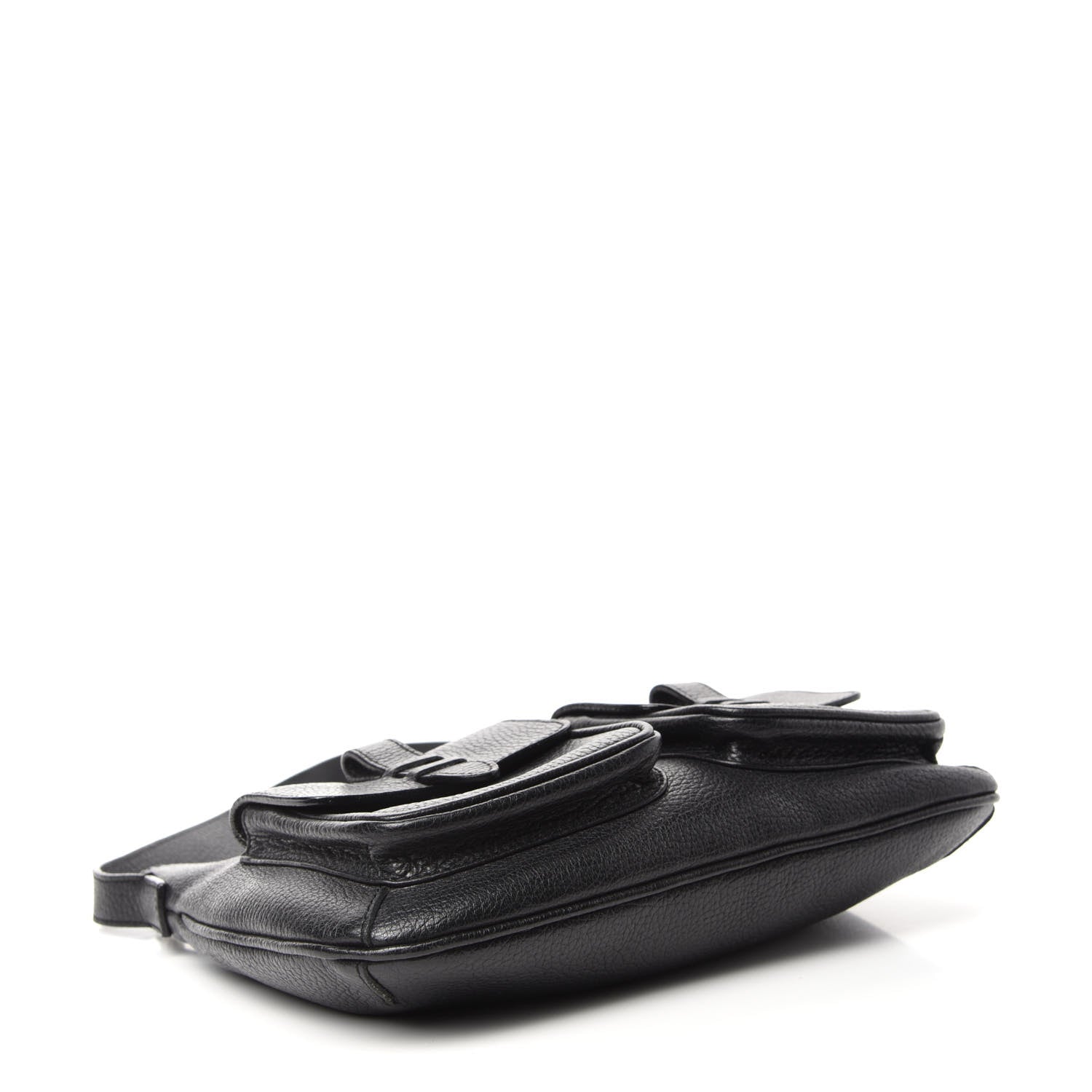 Burberry Grainy Calfskin Shoulder Bag Black 4 of 12
