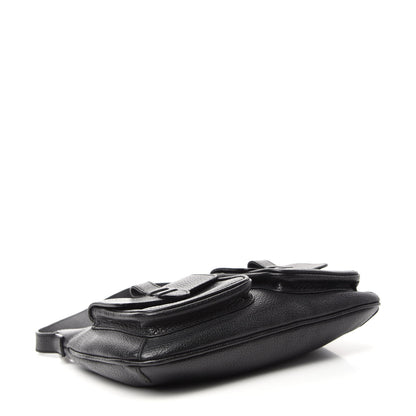 Burberry Grainy Calfskin Shoulder Bag Black 4 of 12