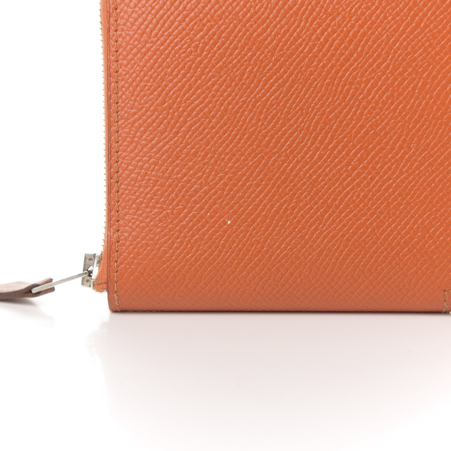 Hermes Epsom Silk'in Compact Wallet Orange 8 of 8