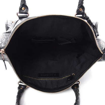 Balenciaga Agneau Giant 12 Rose Gold Hardware Work Black 5 of 10