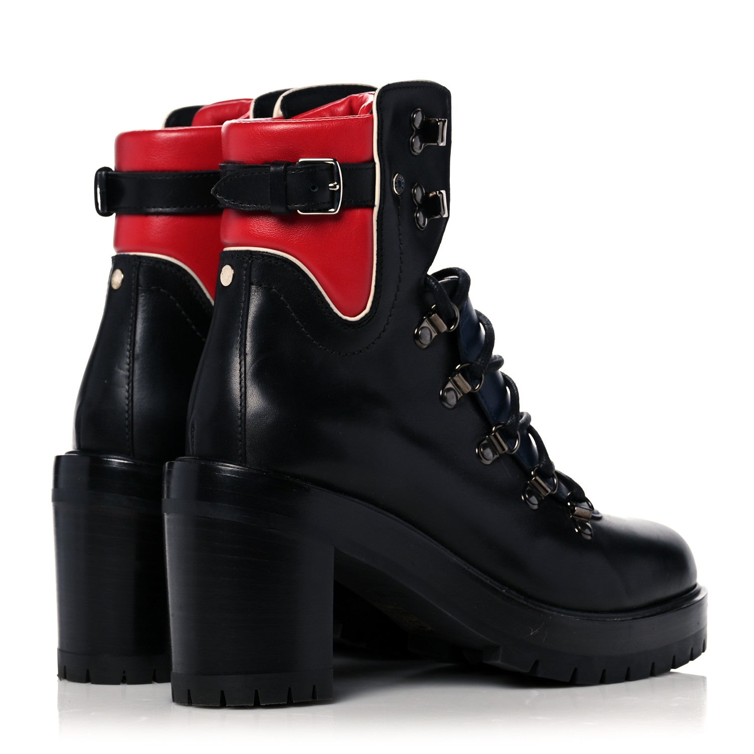 Hermes Greased Calfskin Promenade Boots 37 Black Multicolor 4 of 19