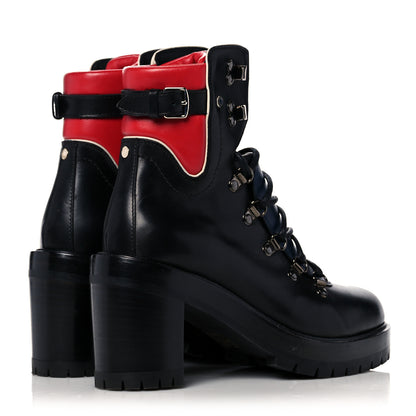 Hermes Greased Calfskin Promenade Boots 37 Black Multicolor 4 of 19