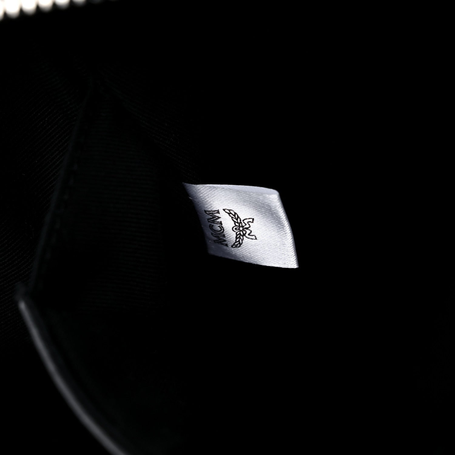 MCM Metallic Visetos Striped Medium Stark Backpack Silver Black 7 of 22