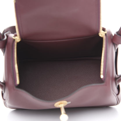 Hermes Swift Mini Lindy 20 Bordeaux 4 of 8