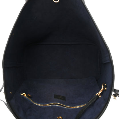 Louis Vuitton Empreinte Monogram Giant Neverfull MM Black 6 of 13