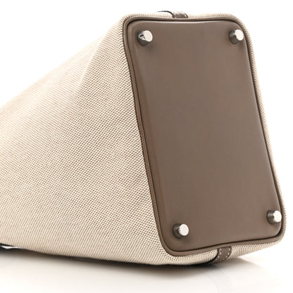 Hermes Toile Swift Picotin 18 PM Etoupe 8 of 9