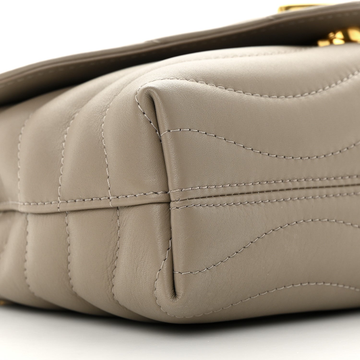 Louis Vuitton Calfskin LV New Wave Chain Bag Taupe 8 of 12