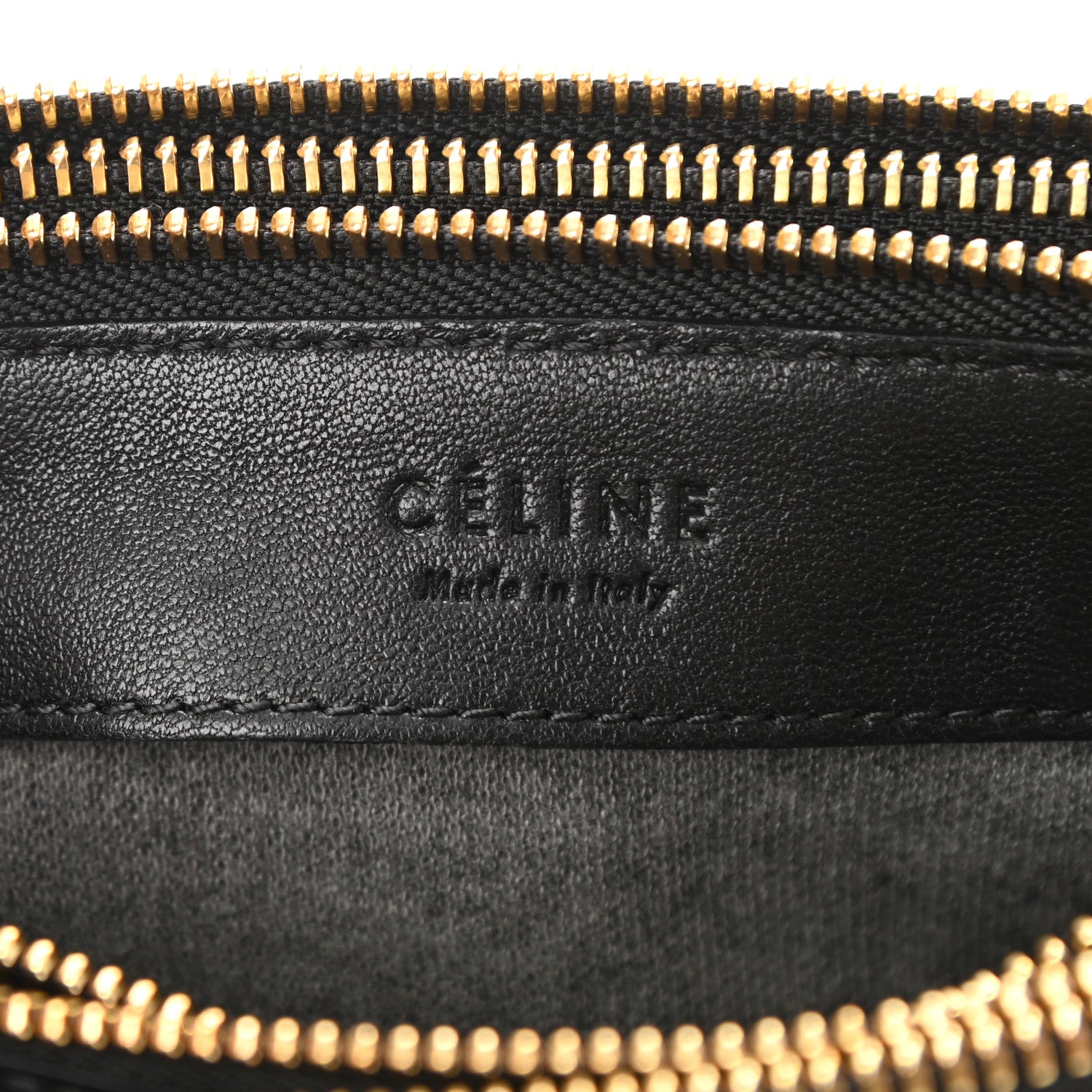 Celine Lambskin Small Trio Crossbody Bag Black 8 of 9