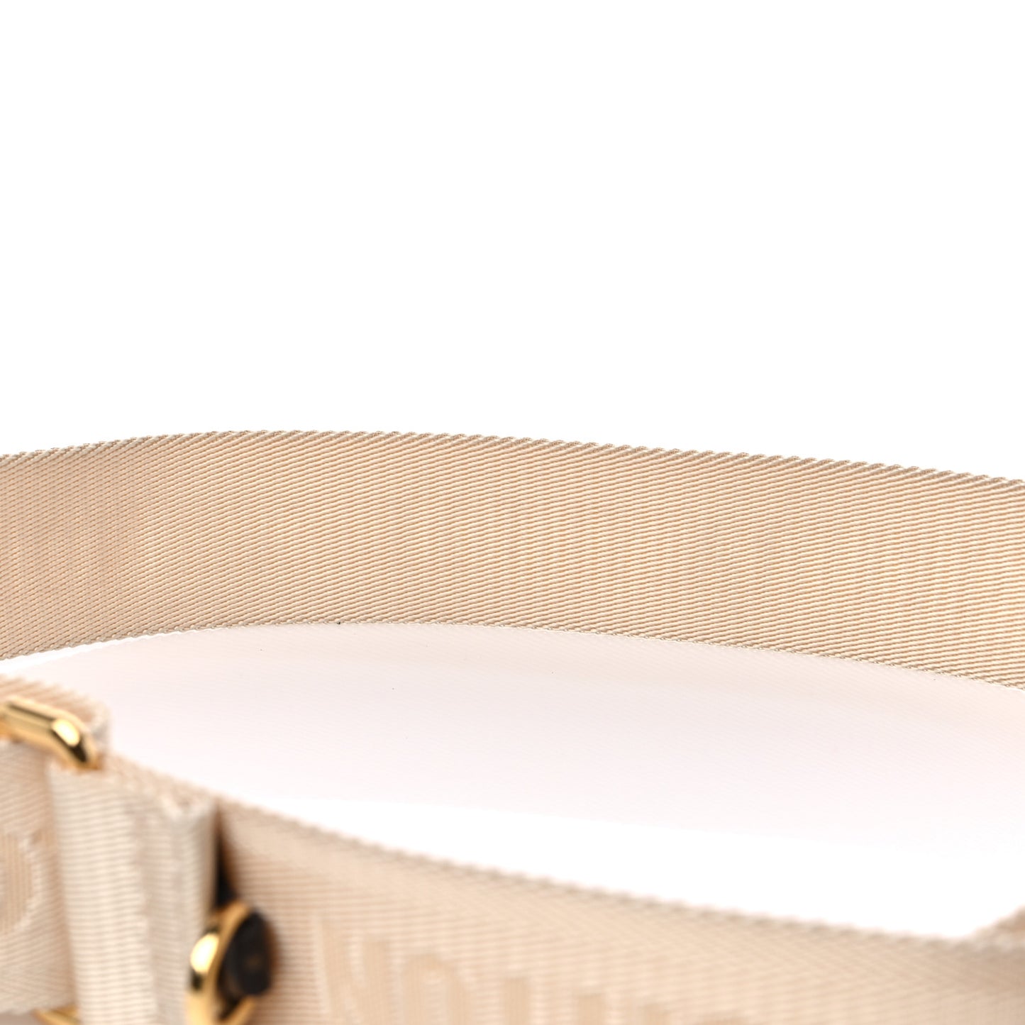 Jacquard Monogram Adjustable Shoulder Strap New Creme