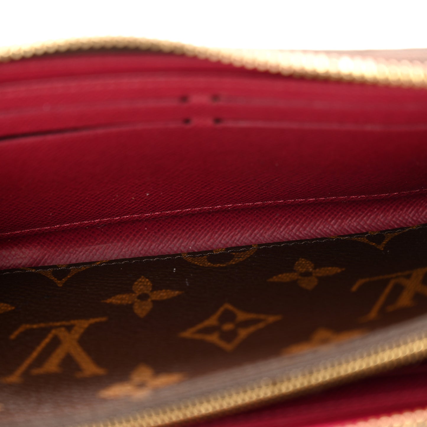 Monogram Clemence Wallet Fuchsia