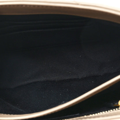 Saint Laurent Calfskin Y Quilted Monogram Toy Loulou Crossbody Bag Dark Beige 5 of 9
