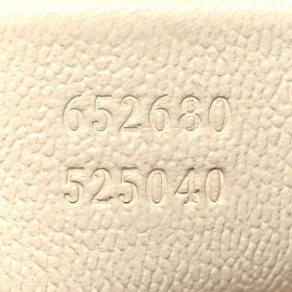 Gucci New Sakai Calfskin Lux Small Dahlia Tote Mystic White 9 of 12