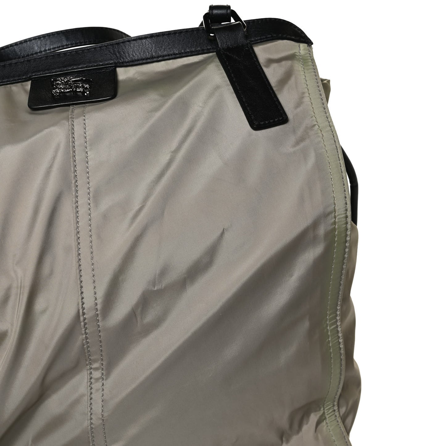 Nylon Buckleigh Packable Tote Bag Beige