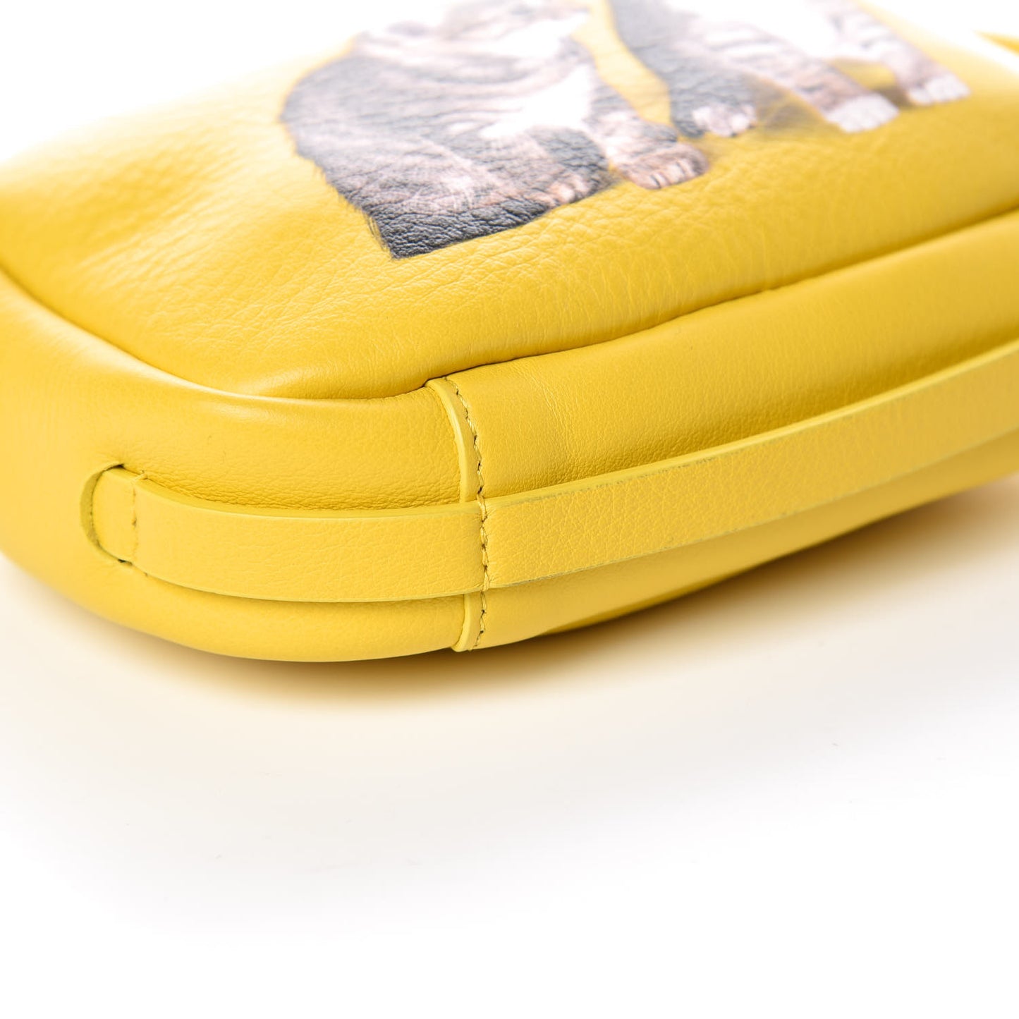 Calfskin XS Everyday Kittens Camera Bag Jaune