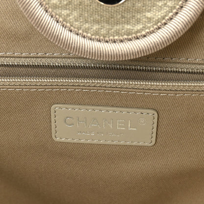 Chanel Mixed Fibers Medium Deauville Tote Grey 7 of 10