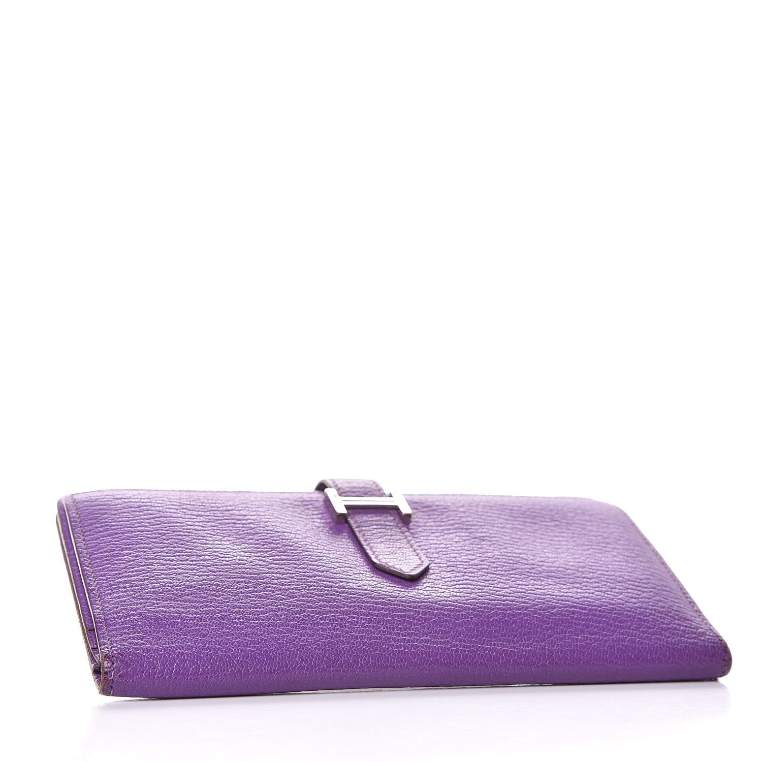 Hermes Chèvre Mysore Bearn Gusset Wallet Parme 4 of 23