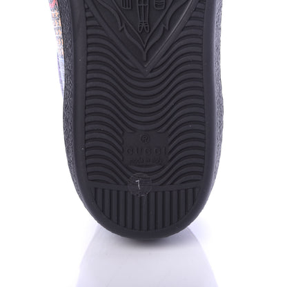 Gucci GG Supreme Monogram Psychedelic Mens Ace Sneakers 7 Black Multicolor 6 of 8