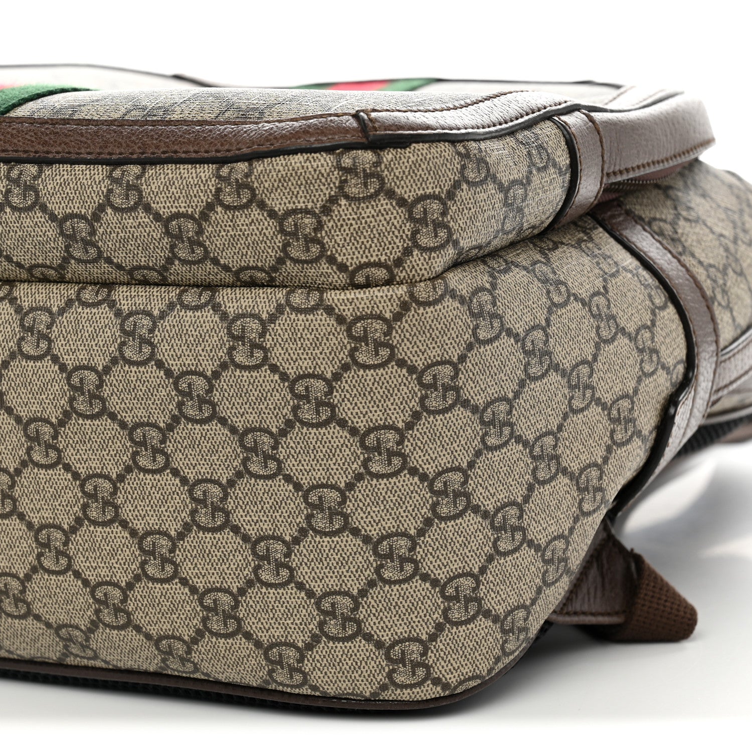 Gucci GG Supreme Monogram Medium Ophidia Day Backpack Brown 9 of 11