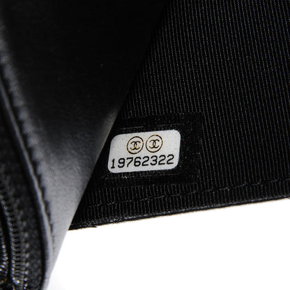 Chanel Lambskin Wallet On Chain WOC Black 9 of 9