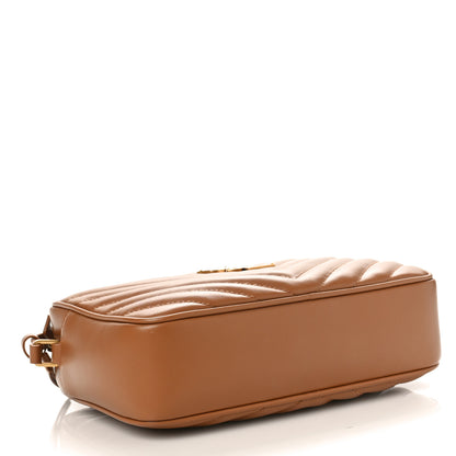 Saint Laurent Calfskin Matelasse Monogram Lou Camera Bag Cinnamon 4 of 8