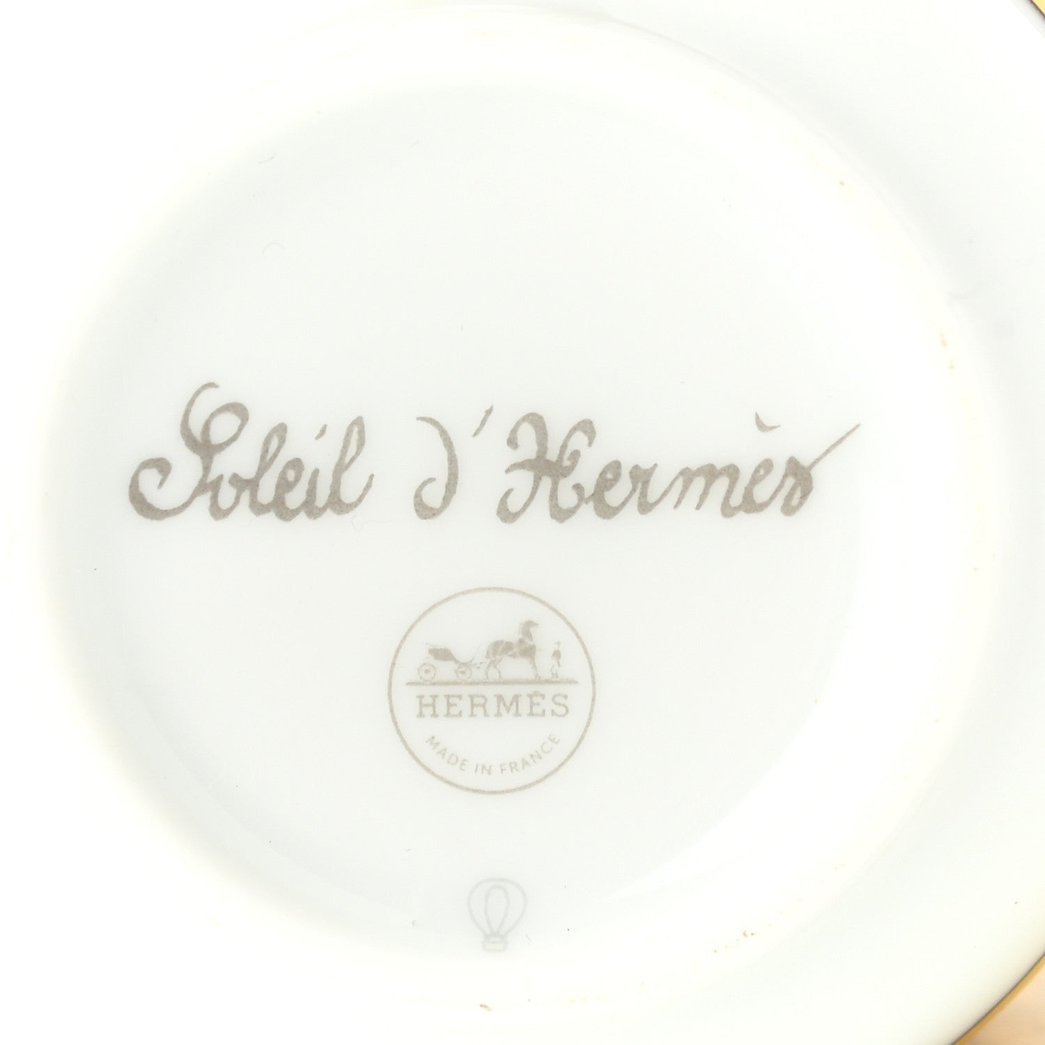 Hermes Porcelain Soleil d'Hermes Coffee Cup 6 of 6