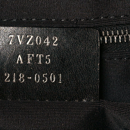 Fendi X SARAH COLEMAN Fabric Jacquard Vitello Grace Light Woven Lanyard FF Vertigo Pouch Pocket Backpack Tobacco Moro Black 7 of 10